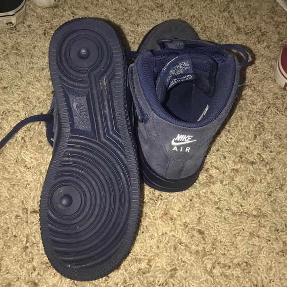 nike air force 1 navy blue high top